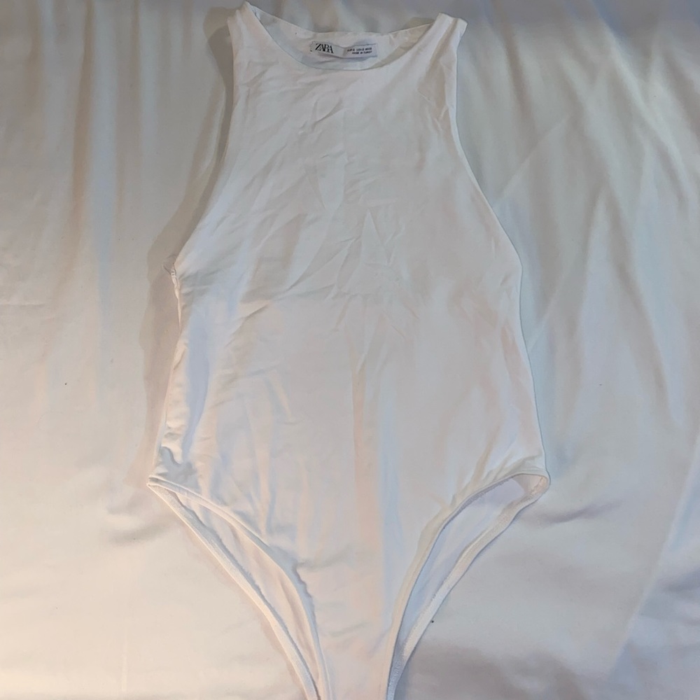 White Zara Bodysuit